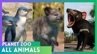 Planet Zoo 115 ALL 171 ANIMALS SHOWCASE [upl. by Fisch]