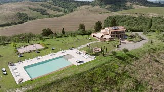 Villa Tosca  Volterra Tuscany Italy [upl. by Orvil537]