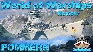 POMMERN quotDeutsche Schrotflintequot T9GERBB quotReviewquot in World of Warships in Deutsch mit Gameplay [upl. by Weston547]