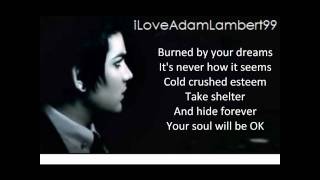 Adam Lambert  Soaked With Lyrics [upl. by Tamera709]