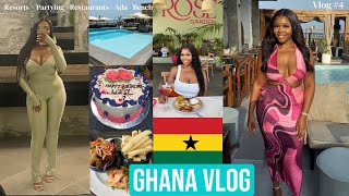 GHANA TRAVEL VLOG  My Lit Birthday in Accra  Things to do Beaches Partying [upl. by Anaiuq]