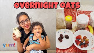 My version of Overnight Oats  Quick and healthy breakfast  Easy Recipe  Shwetha Bala [upl. by Phi]