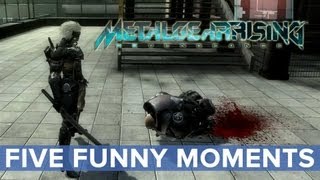 Metal Gear Rising Revengeance  Five Funny Moments  Eurogamer [upl. by Nwahsav595]