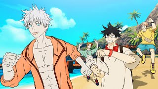 Gojo takes his students to the Beach jujutsu kaisen vr [upl. by Cavil]