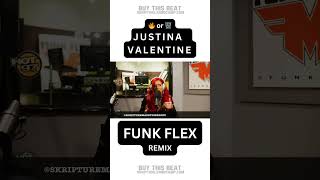 JUSTINA VALENTINE Goes Crazy On FUNK FLEX REMIX [upl. by Dunham]