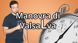 MANOVRA DI VALSALVA in 60 secondi o meno  Spiegazione [upl. by Irihs]