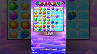 Fruit Party slot machine online casino Free Spins £1 gaming popular [upl. by Esilenna]