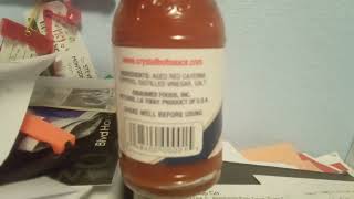 Louisianas pure crystal Hot sauce review 11082024 [upl. by Elocim]