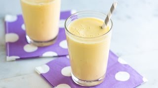 Easy 5 Minute Banana Smoothie Recipe [upl. by Llecrup]