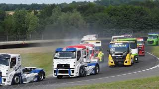 DÉPART COURSE 4 GRANDPRIX CAMION NOGARO 2019 [upl. by Ethbin]