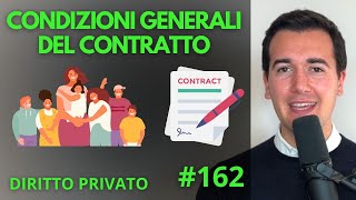 CONDIZIONI GENERALI DEL CONTRATTO E CODICE DEL CONSUMO CONTRATTI  Diritto Privato in 3 minuti [upl. by Akihsal48]