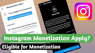 Instagram Monetize Enable  Complete Guide To Use Instagram Monetization Features  Eligible Insta [upl. by Newob]