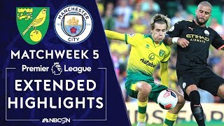 Norwich City v Manchester City  PREMIER LEAGUE HIGHLIGHTS  91419  NBC Sports [upl. by Dor]