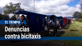 Denuncias contra bicitaxis  El Tiempo [upl. by Eednac]