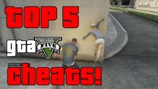 TOP 5 GTA 5 CHEAT CODES Tutorial Included [upl. by Iroc]