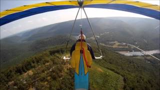 Will Perez Hang Gliding at Hyner View State Park 7162012 [upl. by Sihon]