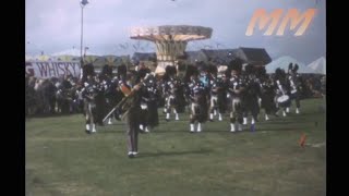 Halkirk Scotland Highland games 1977 old cine film 307 [upl. by Gilda147]