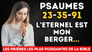 3 Prières Matinales Puissantes ✝️  LÉternel est mon Berger  Psaumes 23 35 et 91 [upl. by Trocki]