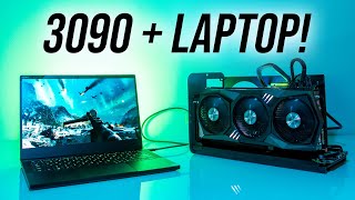 RTX 3090 Gaming Laptop 🤯 2080 Ti eGPU Comparison [upl. by Erdna]