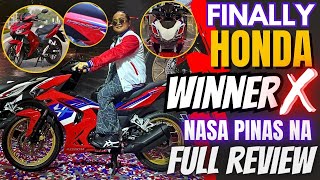 FINALLY HONDA WINNER X NASA PINAS NA FULL REVIEW [upl. by Ettenrahs]