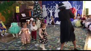 Morning party in kindergartenJoyful children perform at a Christmas party 2021 in kindergarten [upl. by Tdnarb]