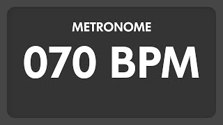 70 BPM  Metronome [upl. by Aseuqram401]