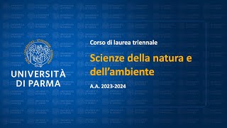 Scienze della natura e dellambiente AA 202324 [upl. by Ayerhs]