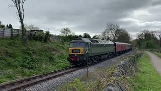 D1501 at peak rail on the twin peaks diesel gala 12424 [upl. by Yboc191]