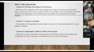 Arizona State Constitution Class Part 3 [upl. by Nolrac18]