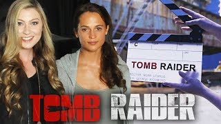 IM ON THE TOMB RAIDER MOVIE SET  Katie Wilson [upl. by Yesor]