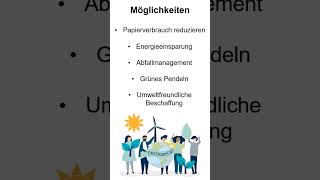 Umweltschutz am Arbeitsplatz deutsch b2 lernen deutschlernen german b2sprechen goetheexam [upl. by Weintrob]