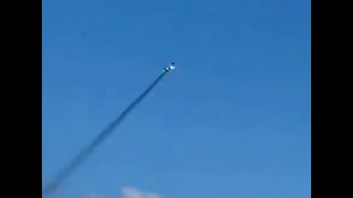 First Footage of Ukrainian Mig29 Launching AASM Hammer Bombs [upl. by Melesa]