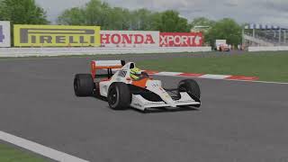 Ayrton Senna 1991 Pole Lap Montreal Canada assettocorsa f1 [upl. by Vona632]