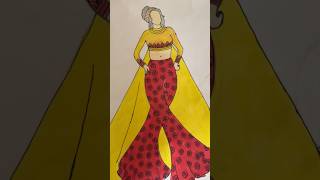 Western drees design  Gyani Arts art doms dressdesign artist [upl. by Hooker]