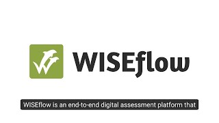 WISEflow overview [upl. by Tanny]