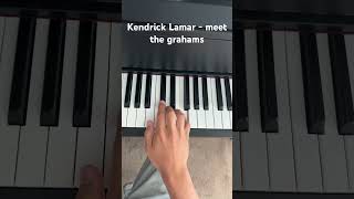 Chords for Kendrick Lamar  meet the grahams drake kendricklamar piano [upl. by Thunell]