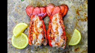 10 Minute Broiled Lobster Tails Recipe [upl. by Blaise686]