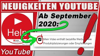 YouTube Videos mit bezahlten Produkt Placements Sponsorships und Empfehlungen [upl. by Ainafetse]