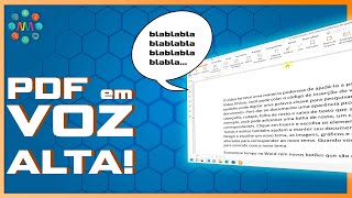 🗣️ Ler PDF em VOZ ALTA no PC  Foxit Reader [upl. by Gadmann]