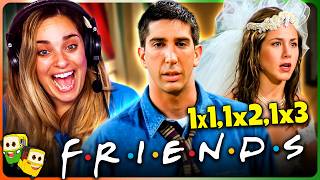 FRIENDS SEASON 1 Episodes 12 amp 3 REACTION  First Time Watch [upl. by Griggs746]