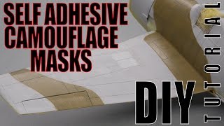 DIY self adhesive camouflage masks  plastic scale modeling tutorial [upl. by Atsuj]