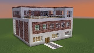 Minecraft  How to build a big modern house [upl. by Niuq]