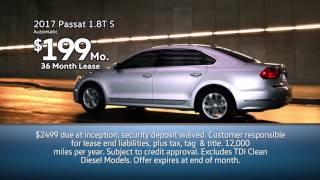 VW leases 2017 Jetta Passat Tiguan  Gerald Jones VW  Augusta GA [upl. by Angelo787]