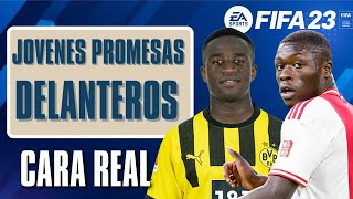 JOVENES PROMESAS CON ROSTRO REAL  DELANTEROS DC  FIFA 23 MODO CARRERA [upl. by Retep26]