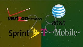 Verizon vs ATampT vs Sprint vs TMobile 2013  Phone Wars 11  Network Wars part 1 [upl. by Peppie]