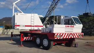 LINKBELT HC108D 50TONS TRUCK MOUNTED LATTICE BOOM CRANE [upl. by Leahcimluap]