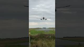 Volotea landing at LilleLesquin LIL Airport plane avgeek [upl. by Yelreveb]