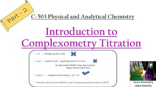 Part2  EDTA Titration Curve Velchers rules  Preparation of EDTA solution [upl. by Lenrad206]