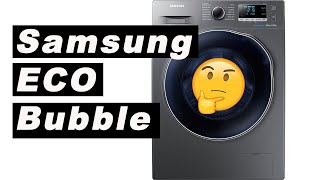 Samsung Washer Dryer Ecobubble WD80J6410AX  Review [upl. by Alebasi]