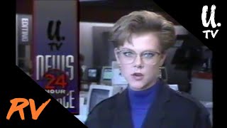 CKVU 1992  Parker Lewis Cant Lose credits and UTV News Break clip [upl. by Ahsekahs]